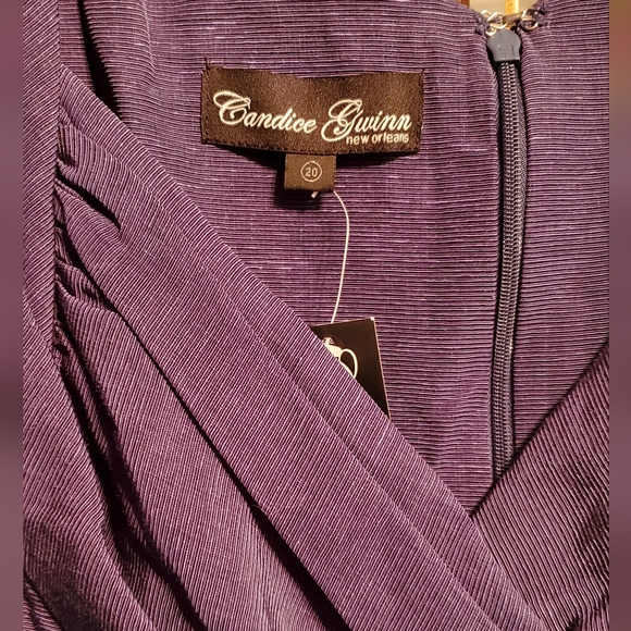 Trashy Diva HONEY DRESS - DARK BLUE RIBBED RAYON size 20 - Picture 6 of 9